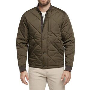 Banana Republic Men’s Quilted Bomber Jacket Green Size XL